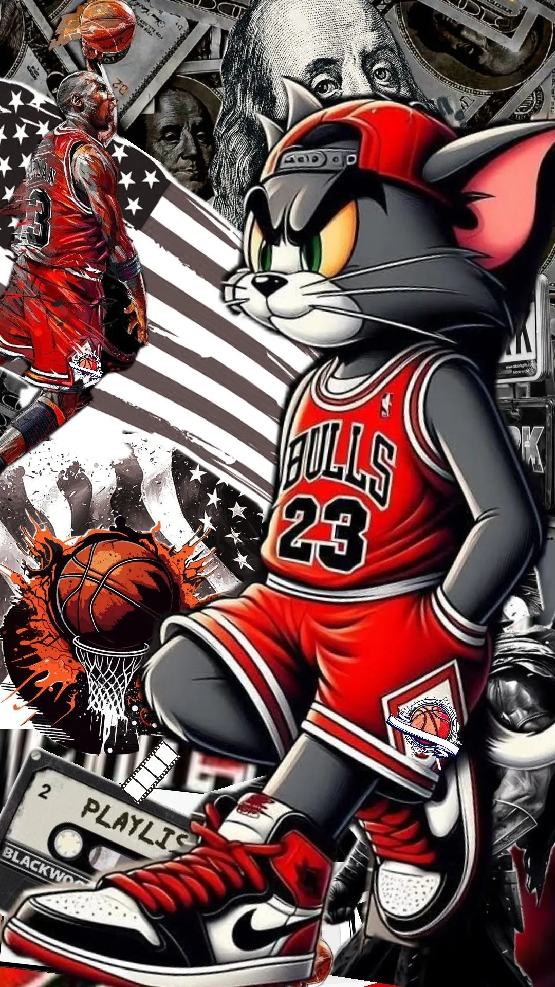 Epic Battle Scene Featuring Tom and Jerry in Costumes