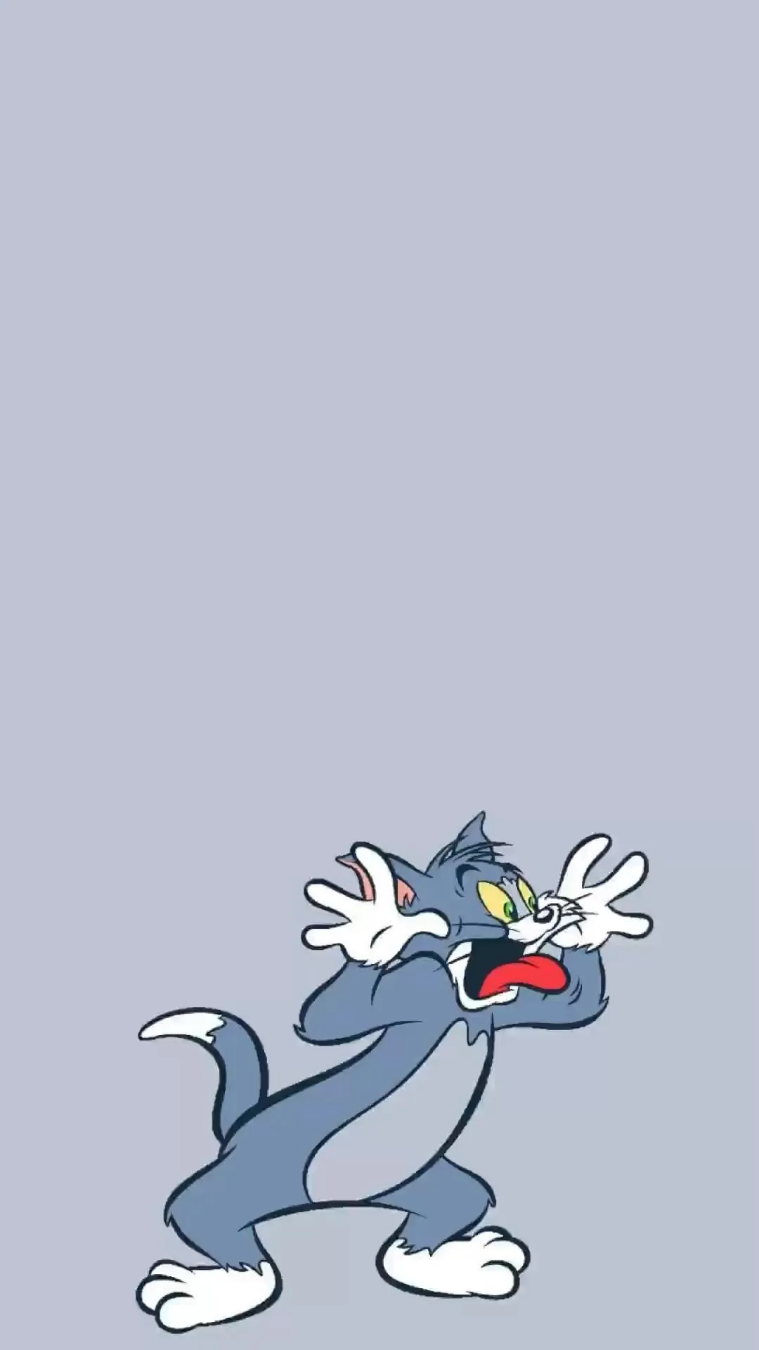 Jerry running while Tom chases him happily wallpaper
