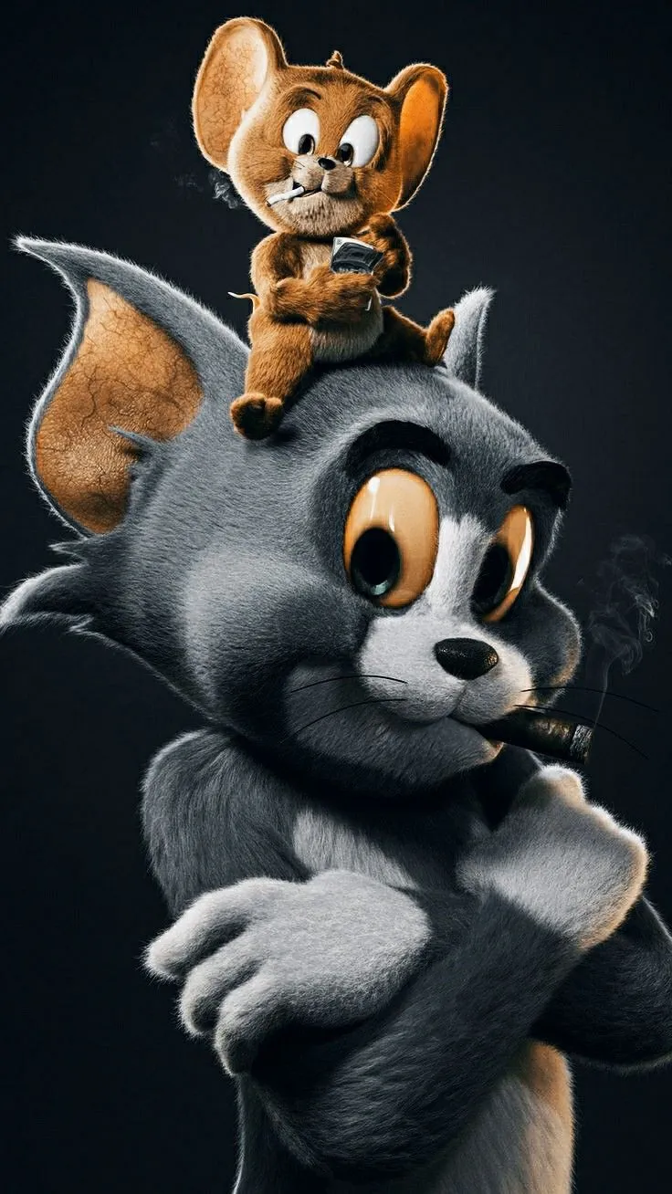 Tom Holding Jerry Close in a Warm Hug free wallpaper