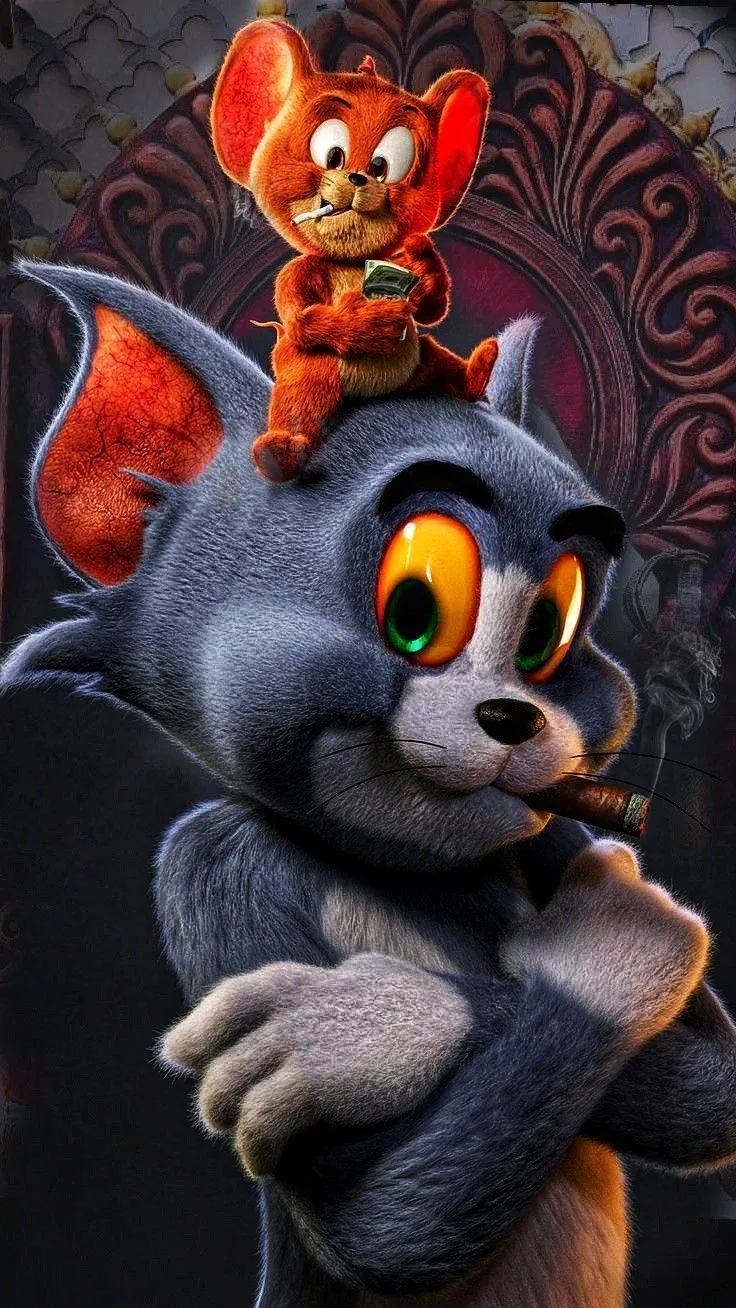 Tom Holds Jerry in Arms in a Rare Loving Cartoon Moment
