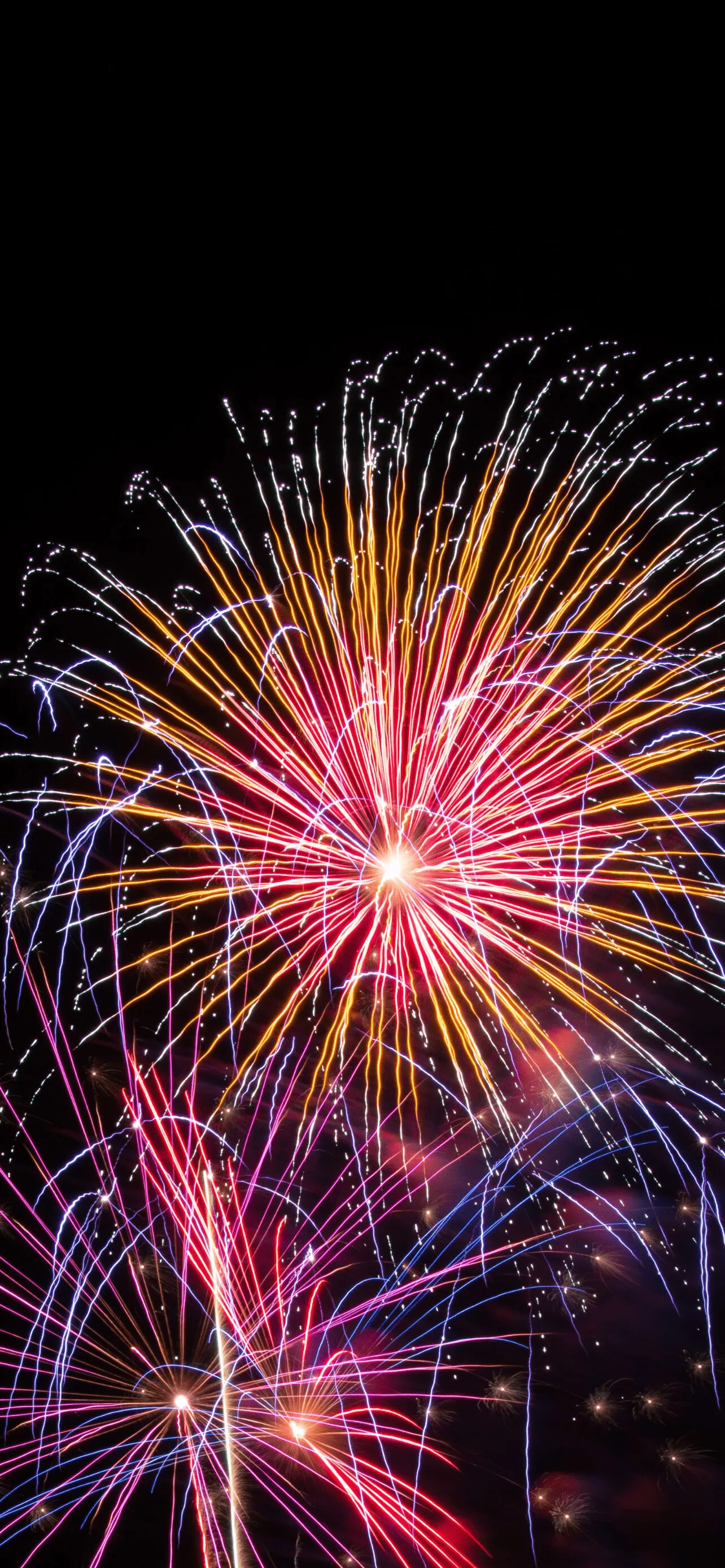 City Celebration with Colourful Fireworks HD Images