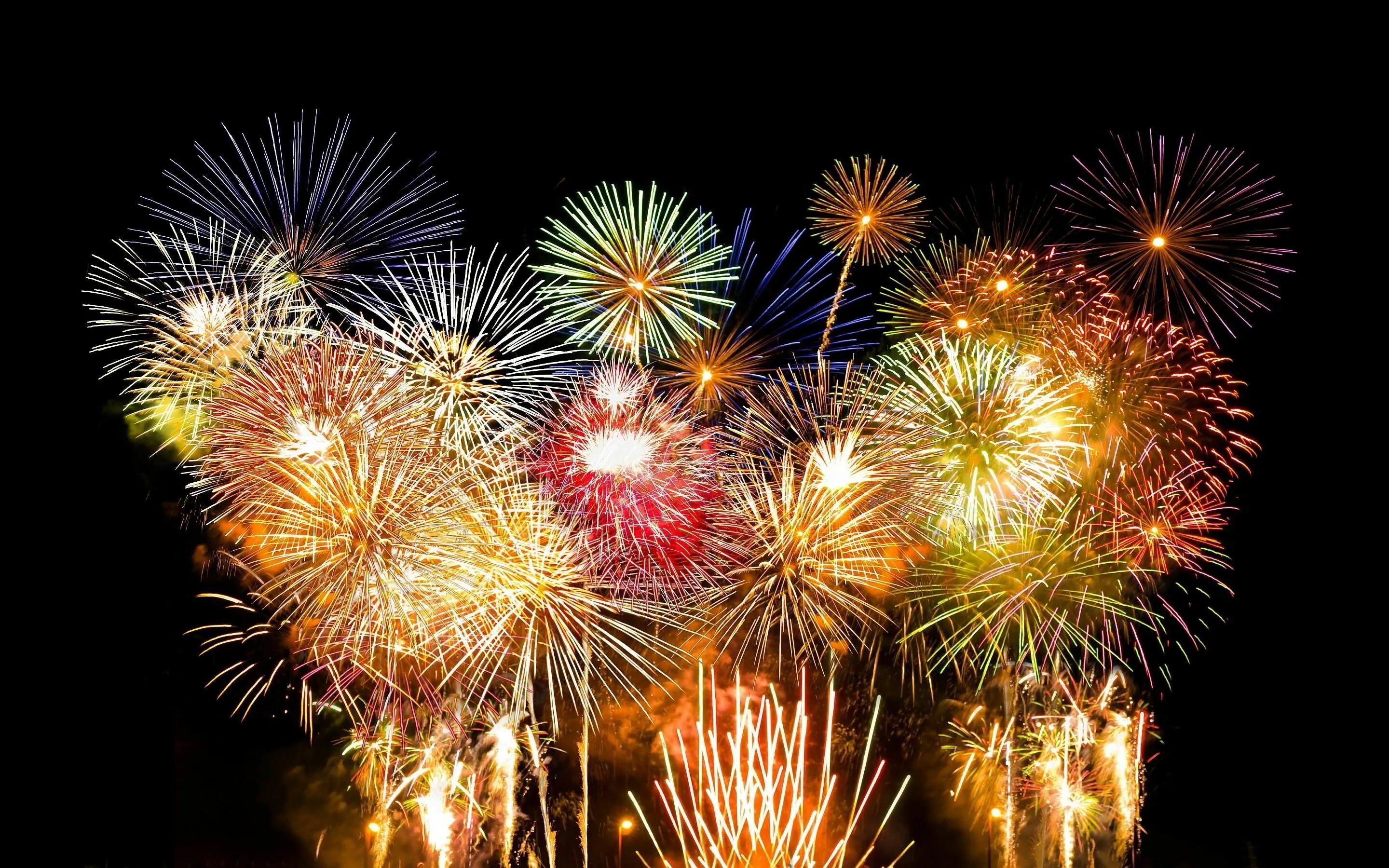 Fireworks at Disney World at Night in HD Wallpaper