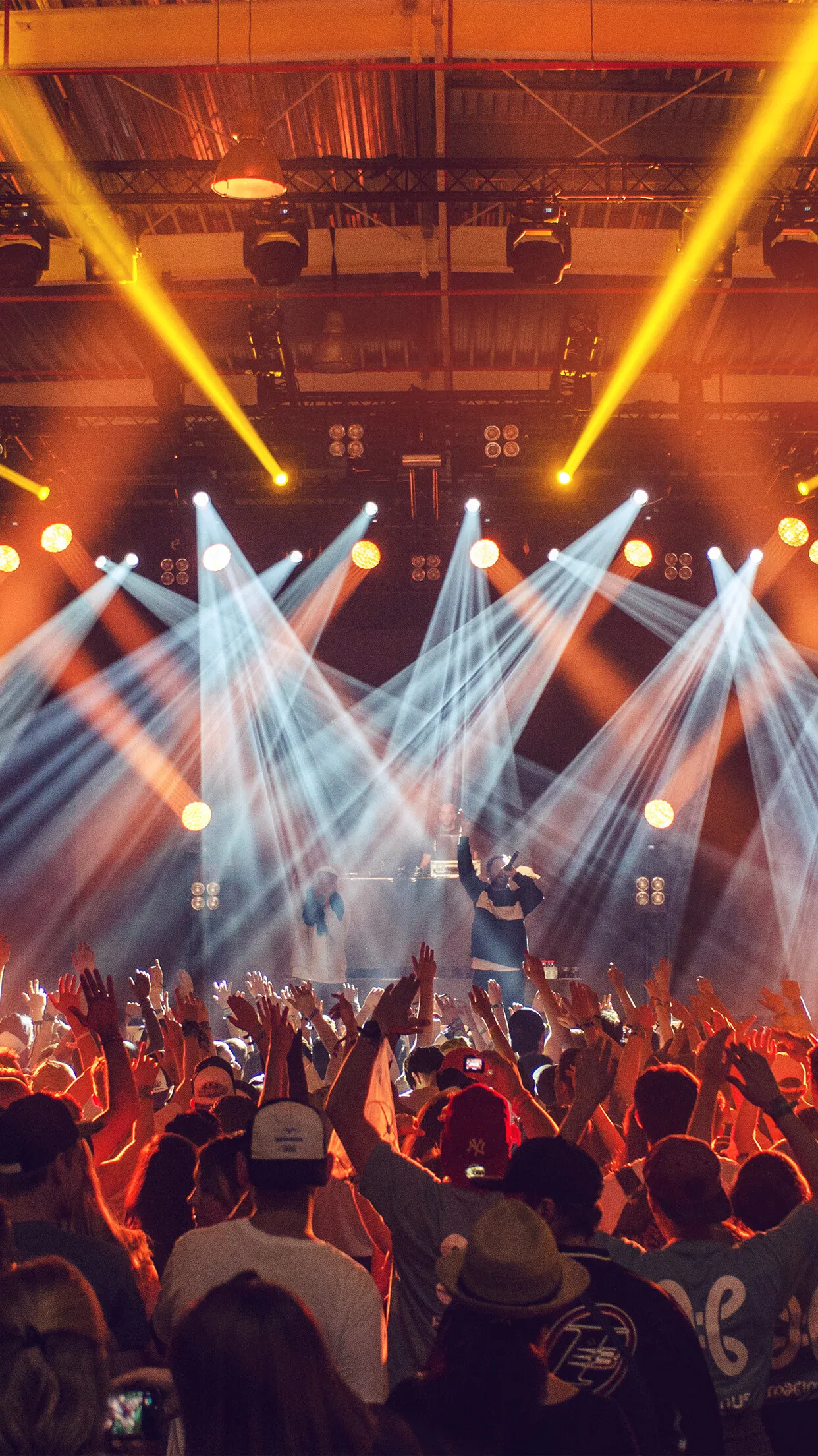 Music Event at the Stadium Portrait HD Wallpaper for Free
