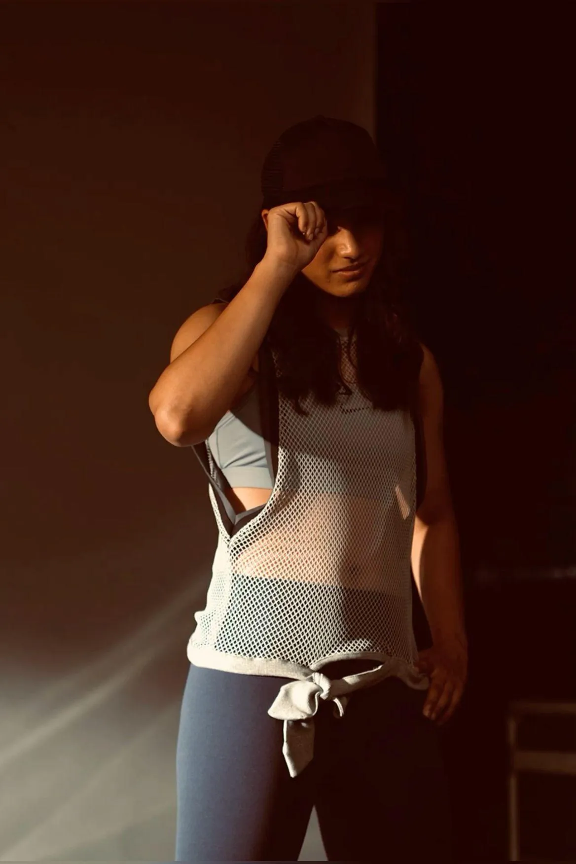 Smriti Captured in a Reflective Moment in Casual Wear