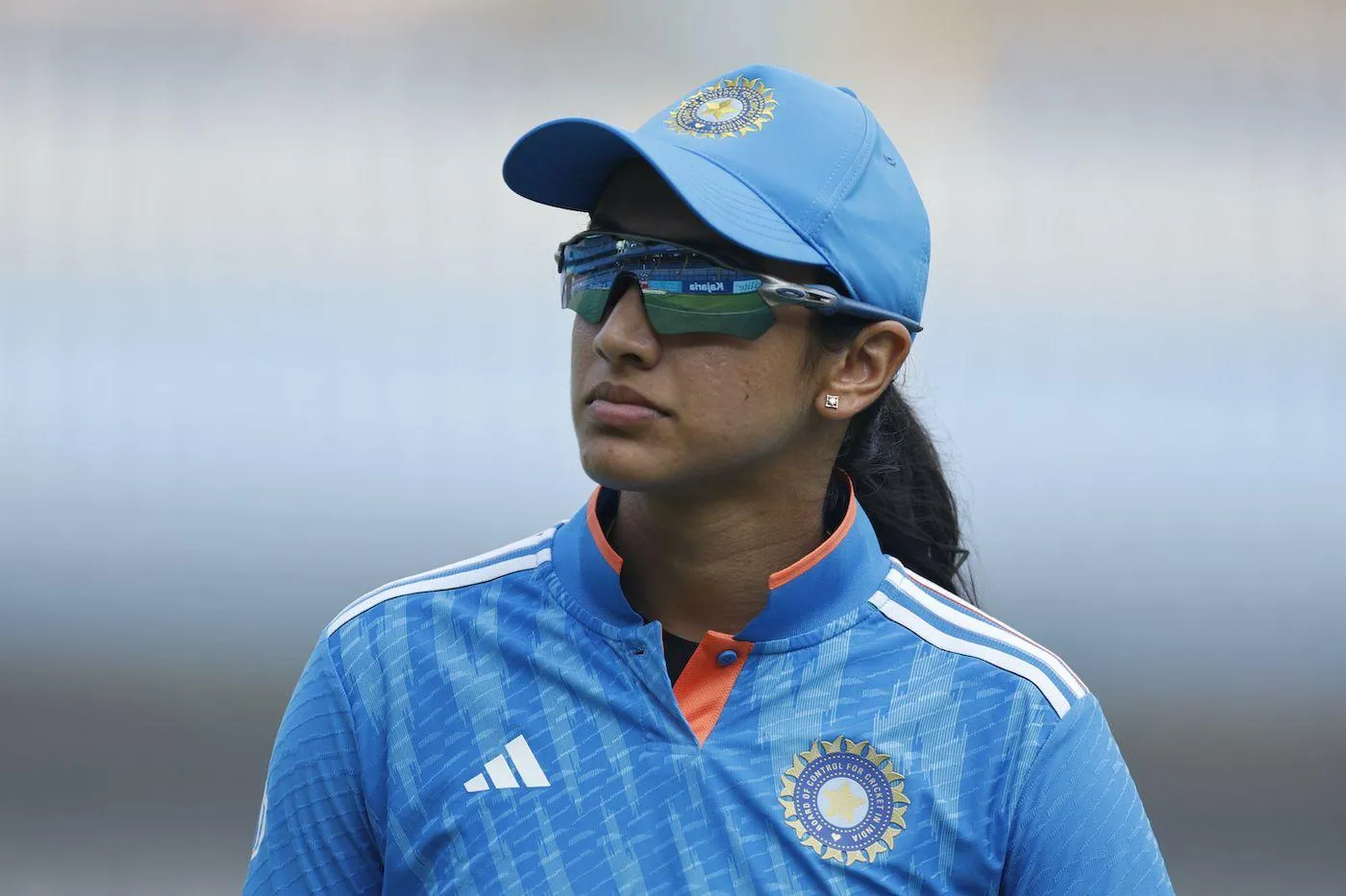 Smriti Concentrating Deeply Before Delivering Ball