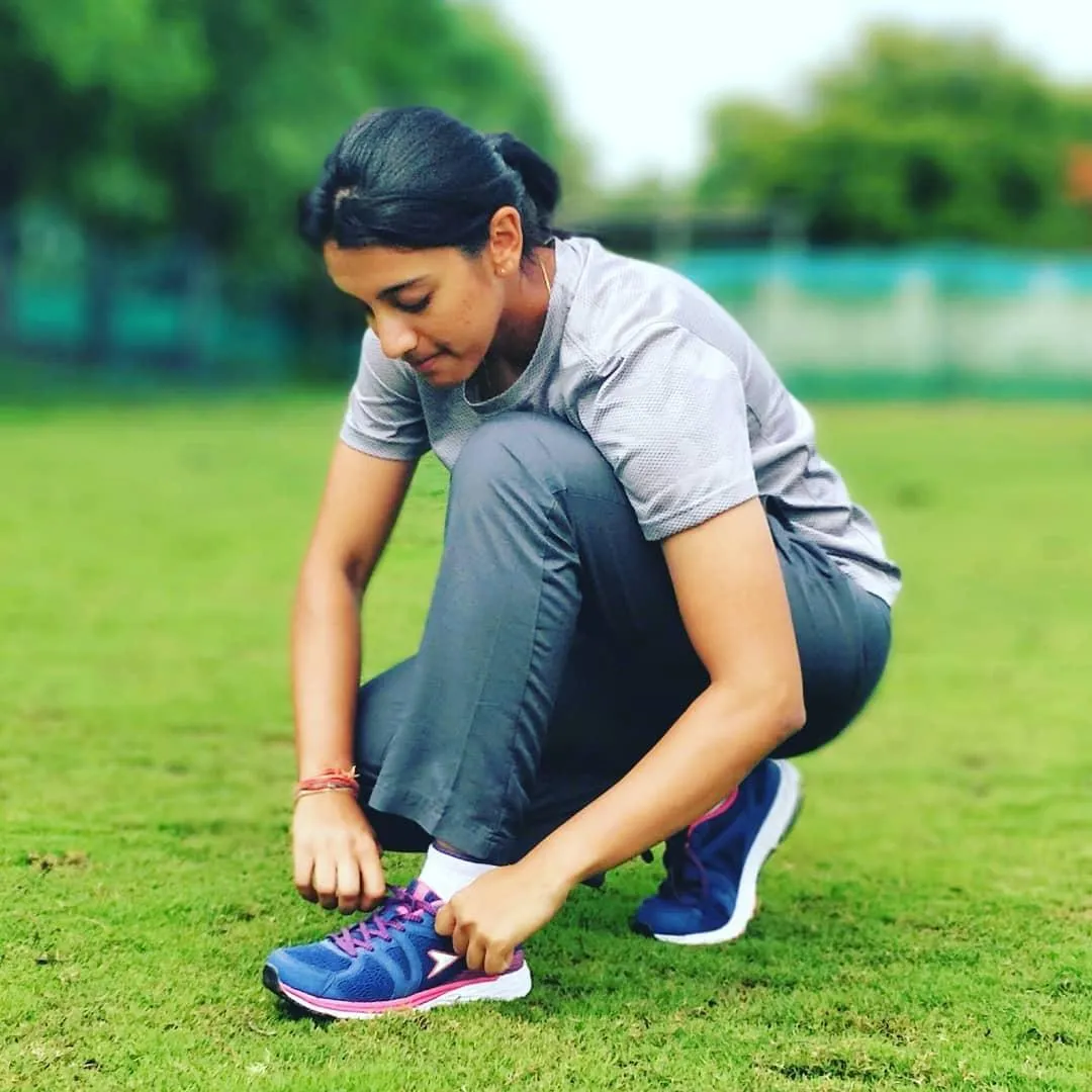 Smriti Doing Warm Up Exercises Before Match wallpaper