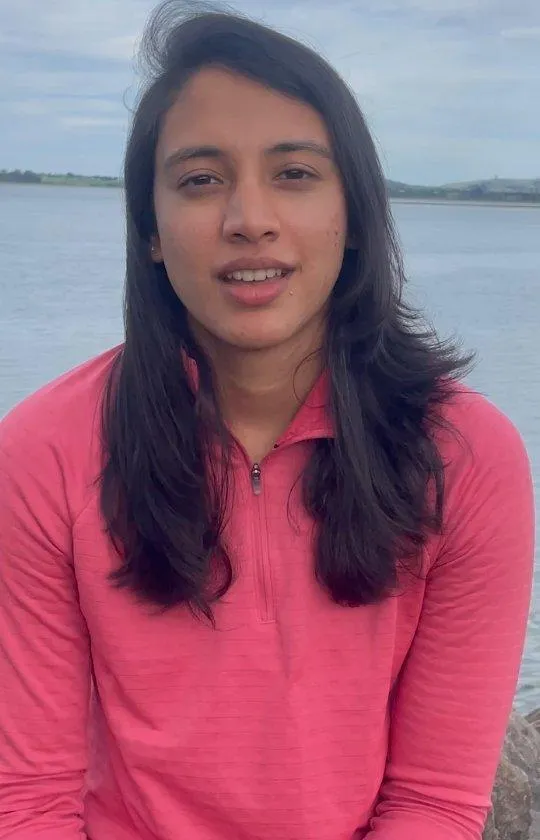 Smriti Mandhana Casual Look in Pink Shirt free wallpaper