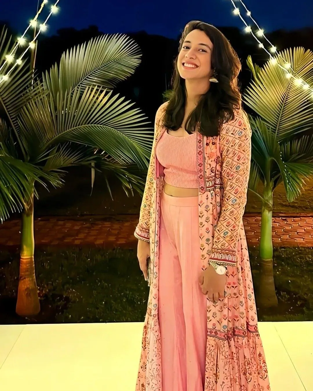 Smriti Mandhana Dressed Beautifully in a Long Dress