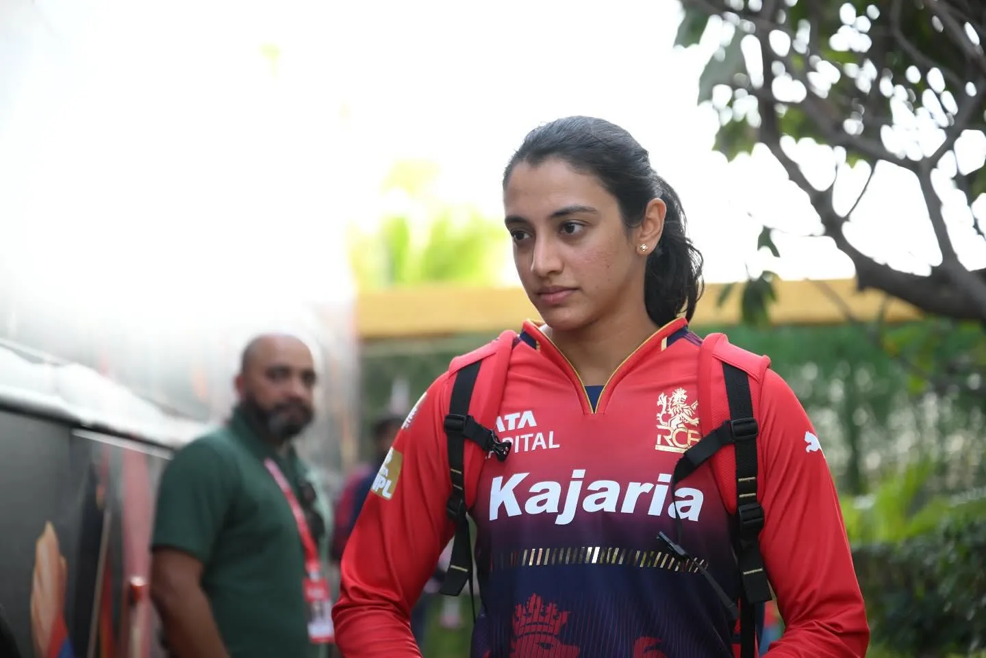 Smriti Mandhana exploring an outdoor setting with ease