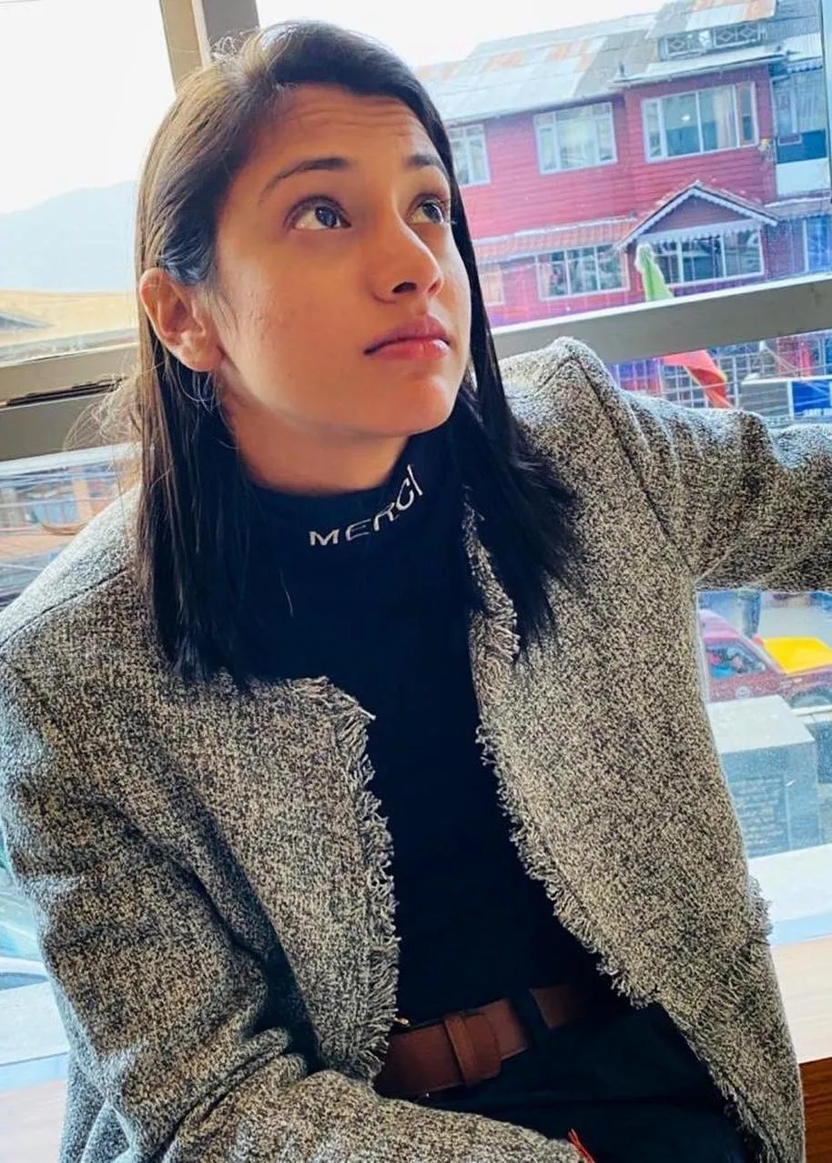 Smriti Mandhana in a Casual Selfie During Downtime