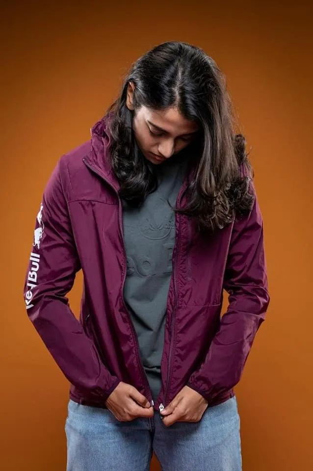 Smriti Mandhana in a Cozy Maroon Winter Jacket wallpaper