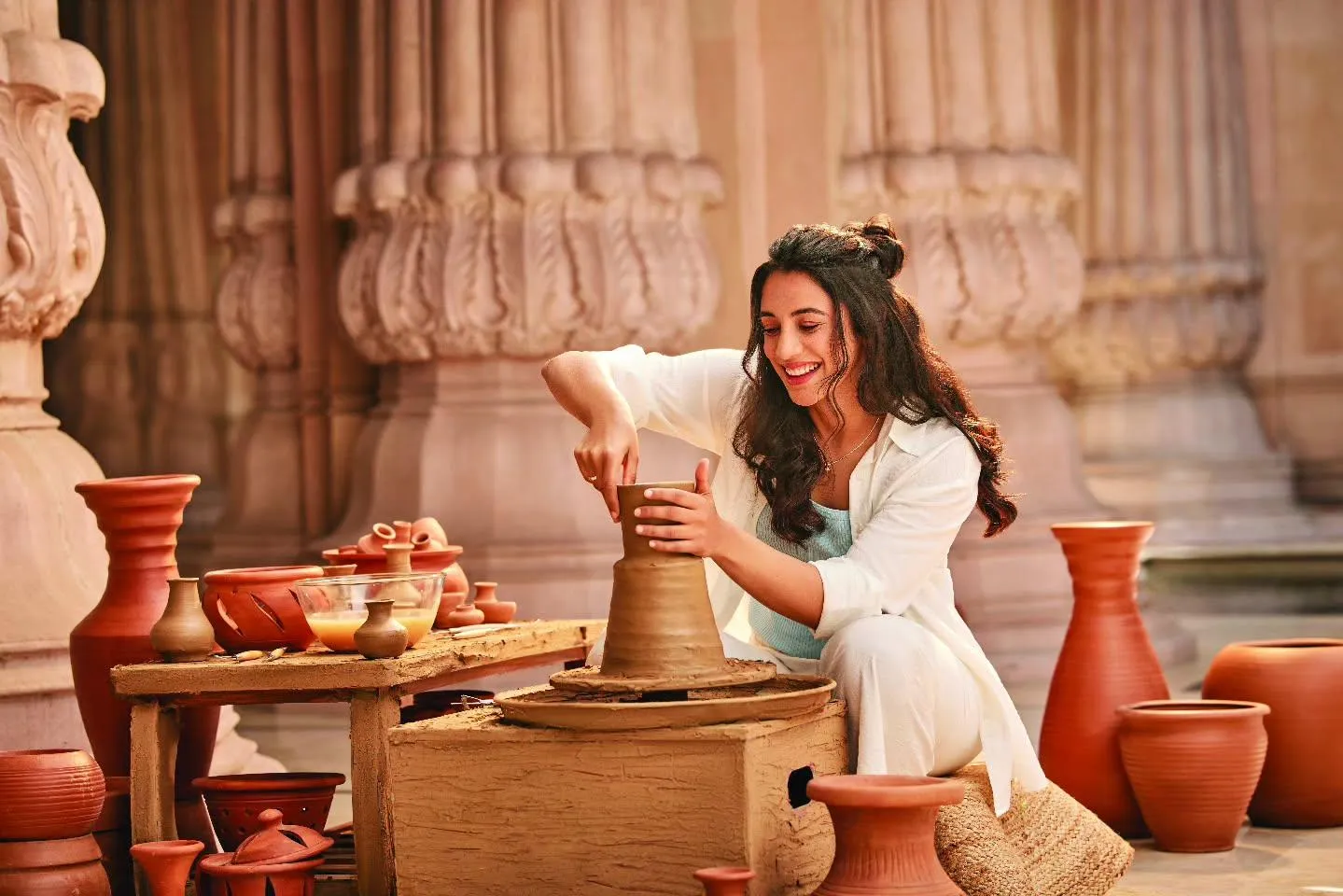 Smriti Mandhana in a photoshoot with elegant attire