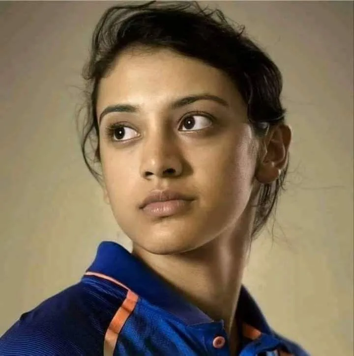 Smriti Mandhana in CloseUp Focused on Game wallpaper