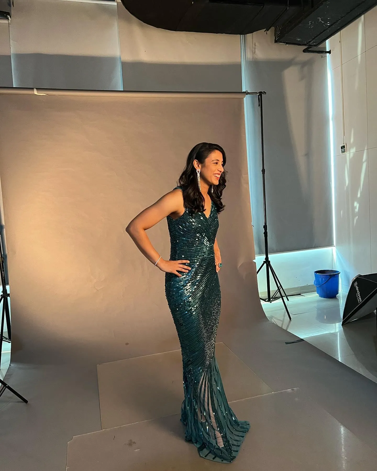 Smriti Mandhana Looking Glamorous in Studio wallpaper