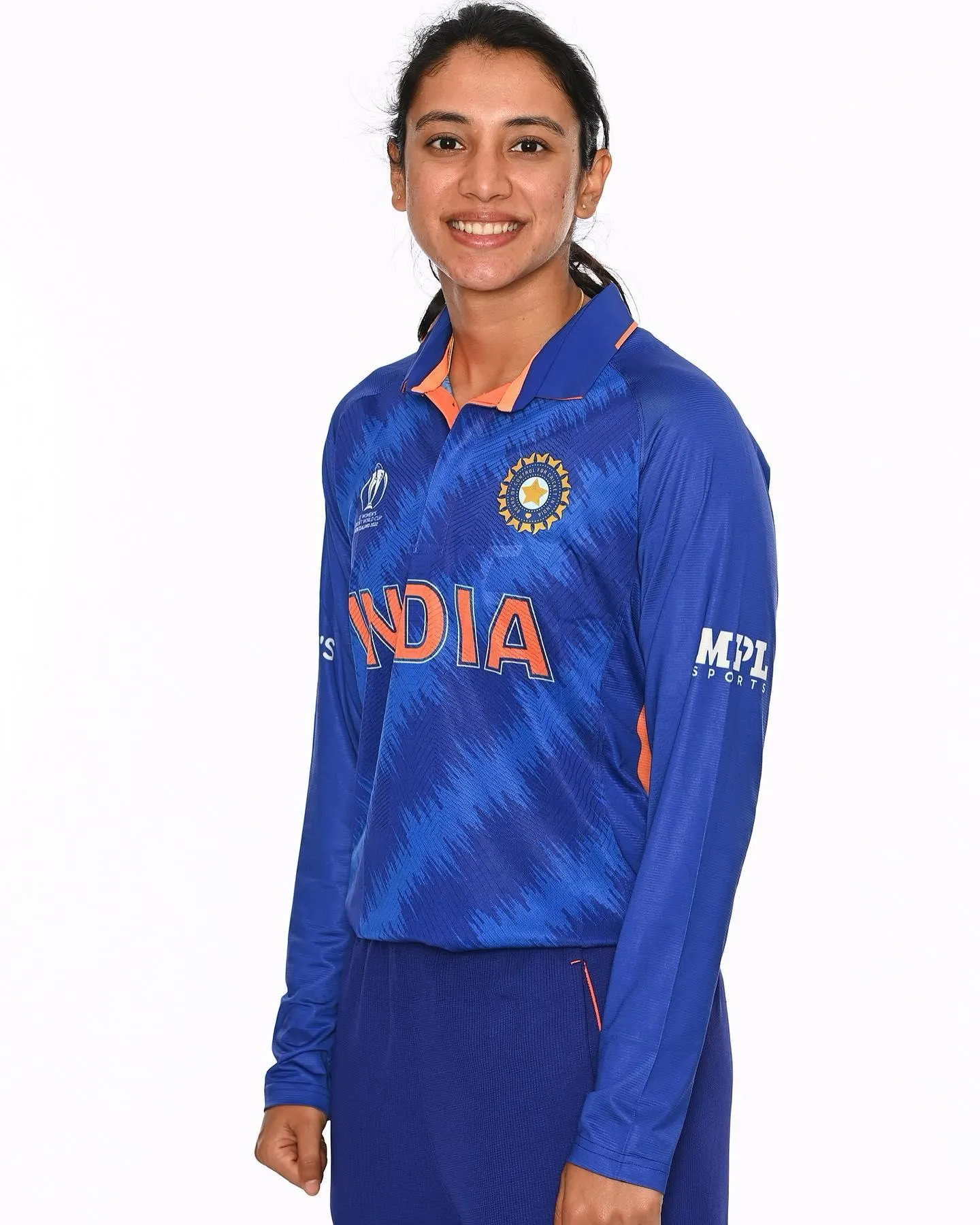Smriti Mandhana Playing for Team India in Action wallpaper
