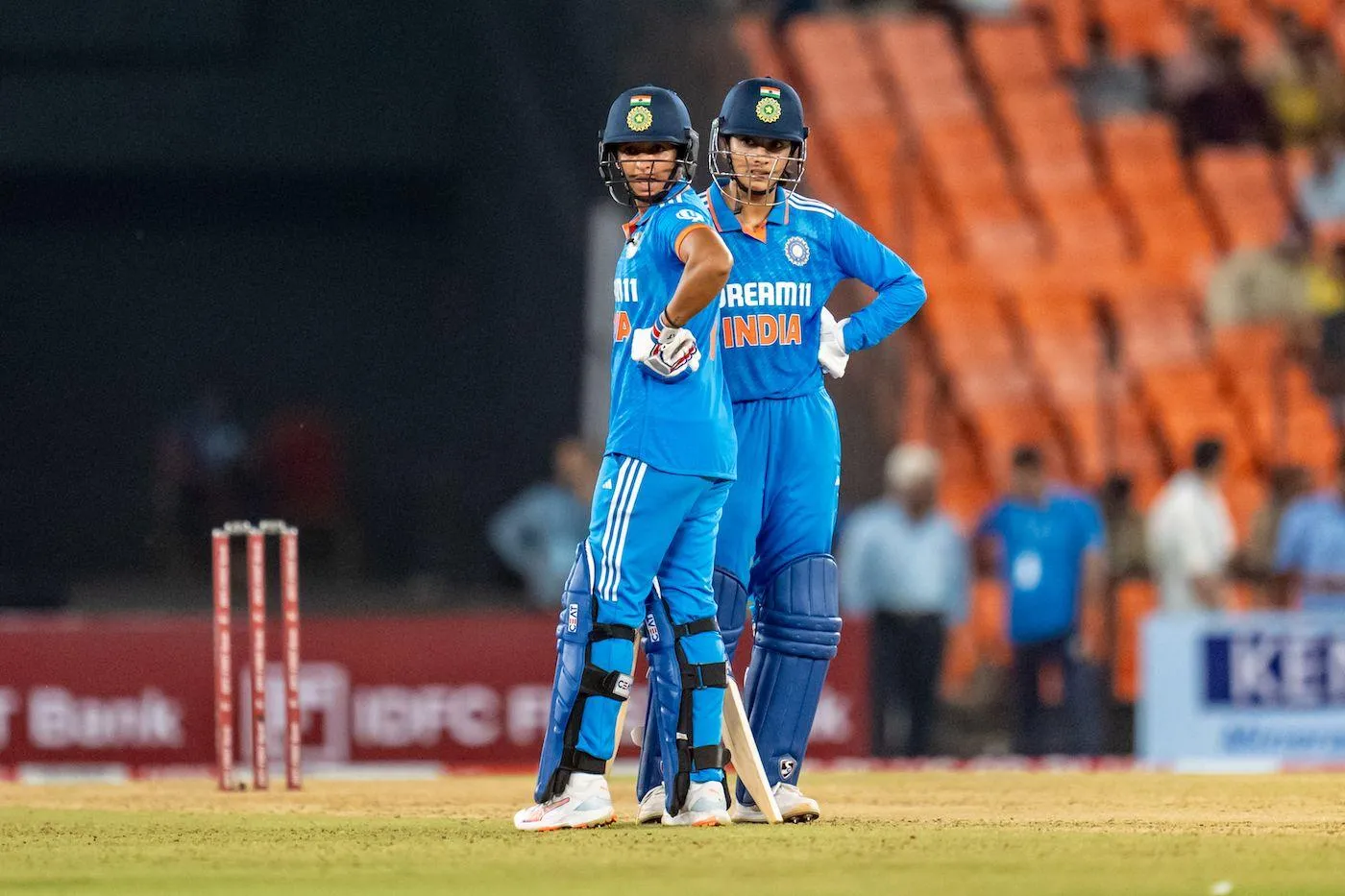 Smriti Mandhana posing in a stylish fashion moment