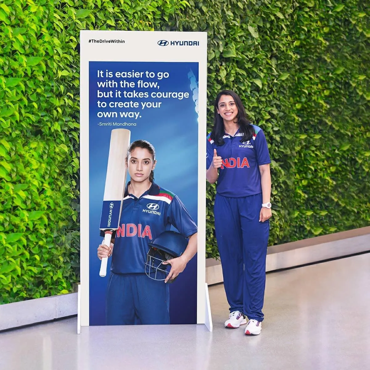 Smriti Mandhana Ready for Action in Stylish Outfit