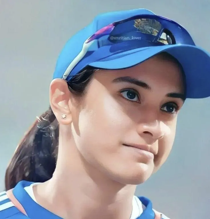 Smriti Mandhana Serious Face After a Match wallpaper