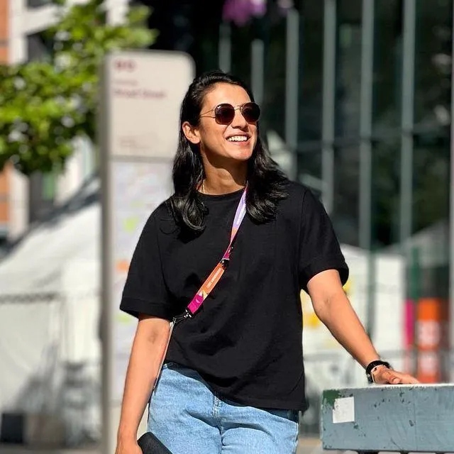 Smriti Mandhana Sporting a Casual Black Tshirt wallpaper