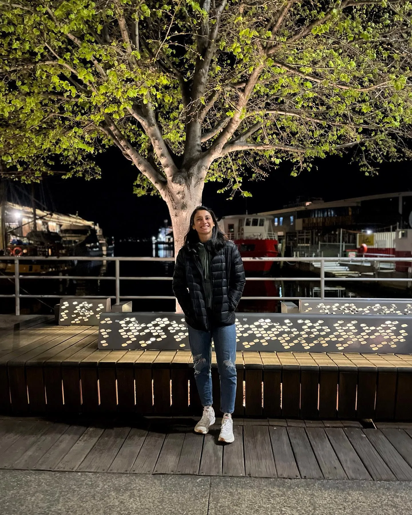 Smriti Mandhana Standing Under Tree Alone wallpaper