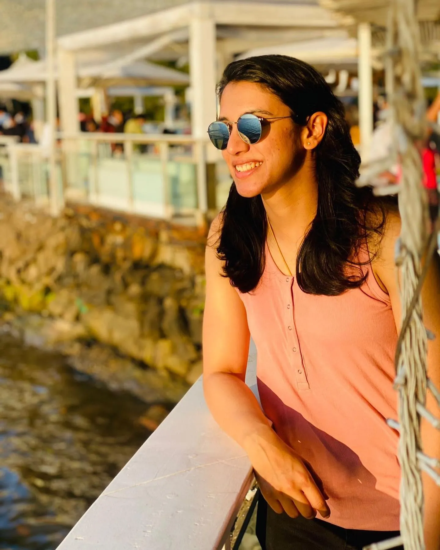 Smriti Mandhana Striking a Cool Pose at Event wallpaper