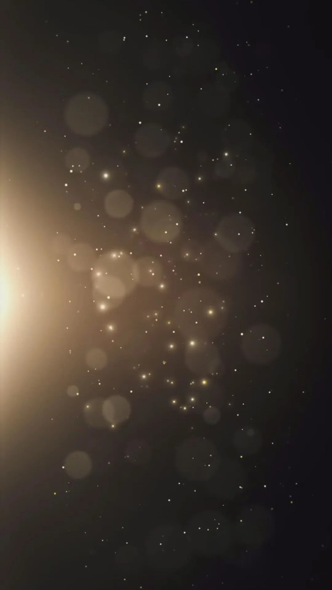 Abstract Bokeh Light with Glowing Fireworks Effects image