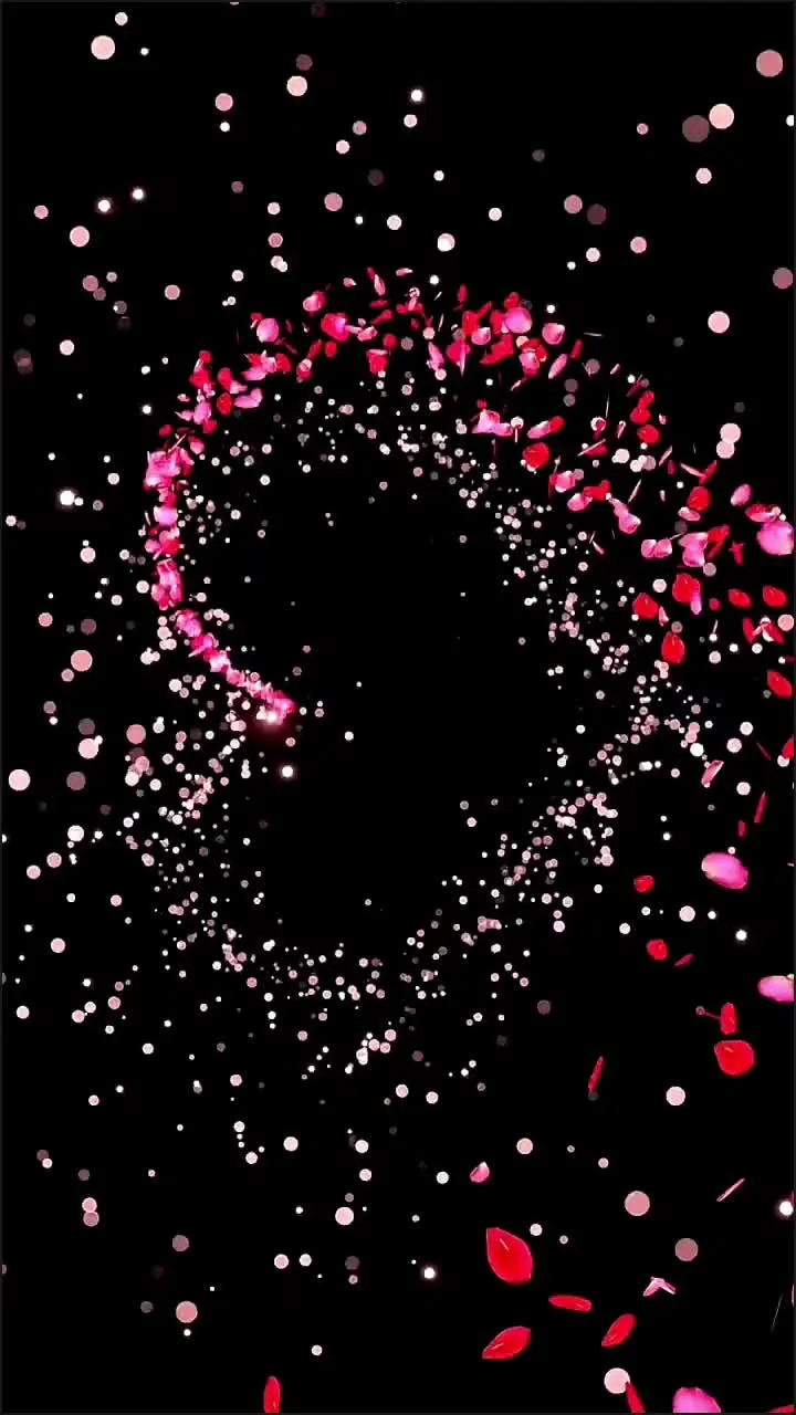Beautiful Fireworks Creating Beautiful heart Patterns