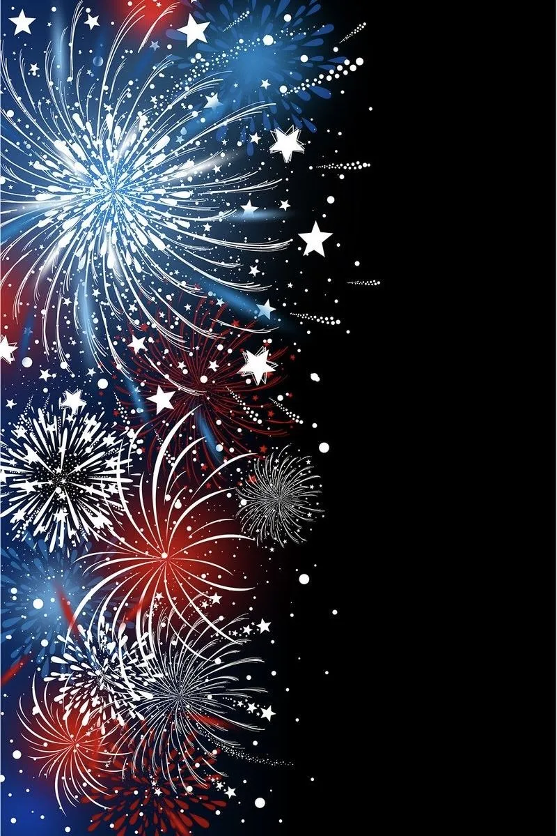 Colourful fireworks illuminating a dark night sky image