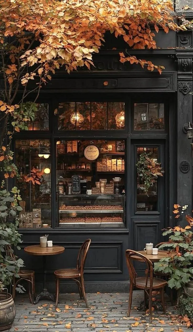 Dark Garden Shed with Pumpkins and Halloween Atmosphere