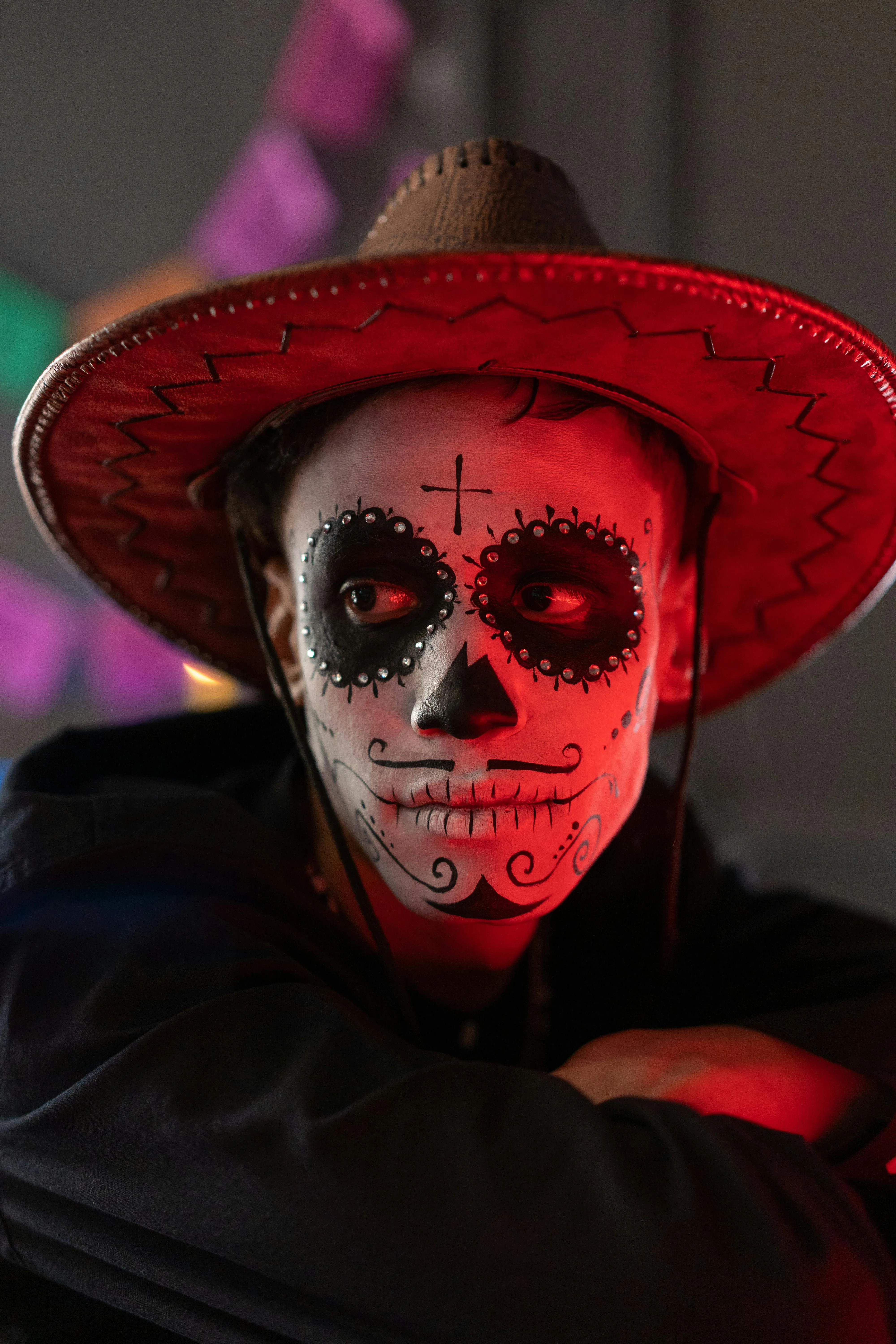 Day of the Dead Inspired Halloween Costume and Makeup