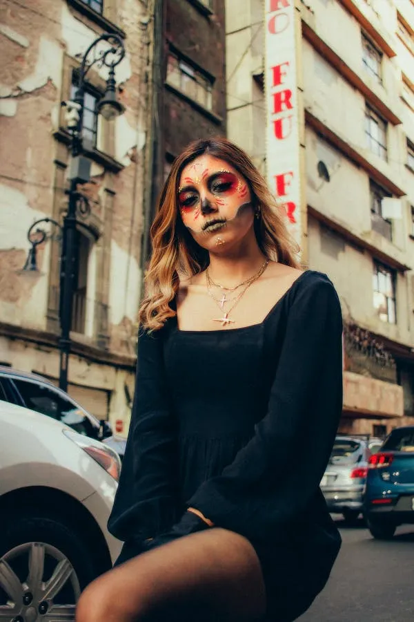 Elegant Halloween Festival Look with Gothic Styling HD