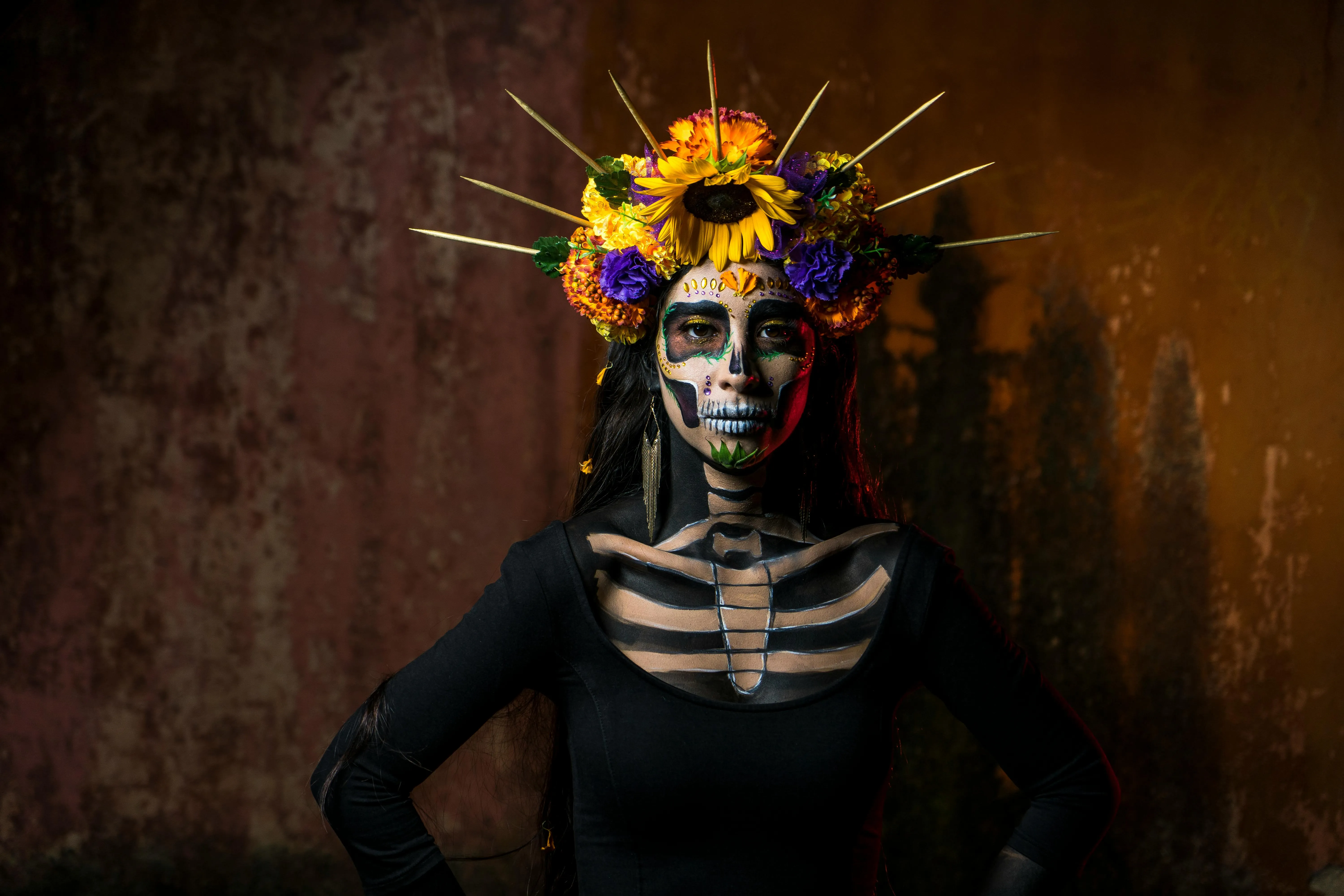 Expert Guide to Dia de los Muertos Makeup and Floral Crowns