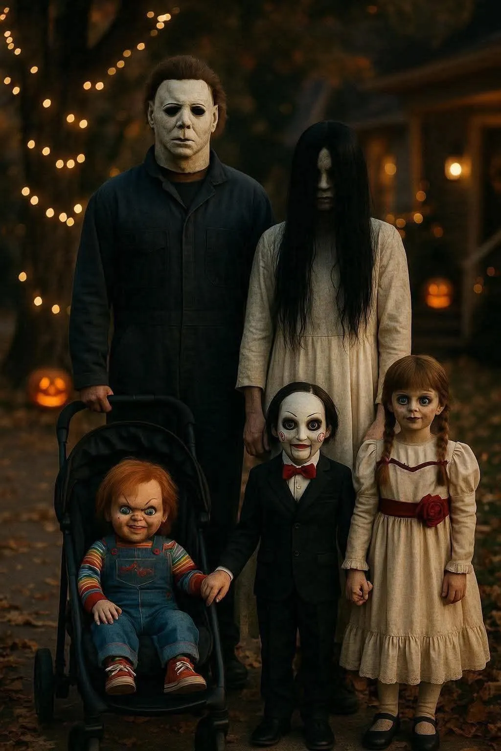 Family Halloween Festival with Classic Horror Characters