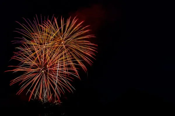 Firework Bursting in the Night Sky with Radiant Colors free 4K