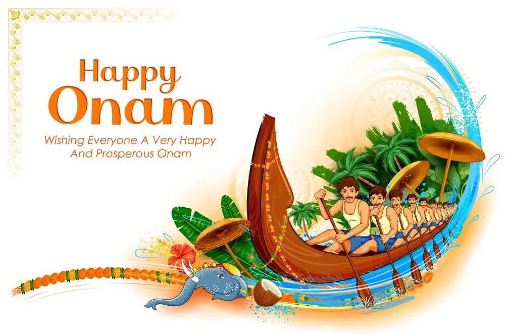 Onam in Valla kali race with the river Picture Wallpaper