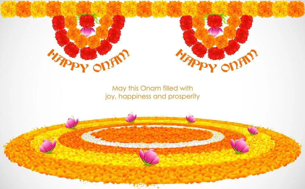 Onam Kolam especially at the entrance of home wallpaper