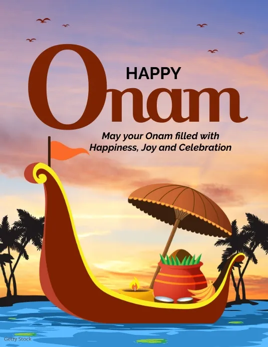 Onam special kalasha pooja image and wooden umbrella