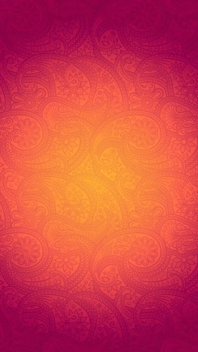 Paisley pattern with a gradient colour Wallpaper design