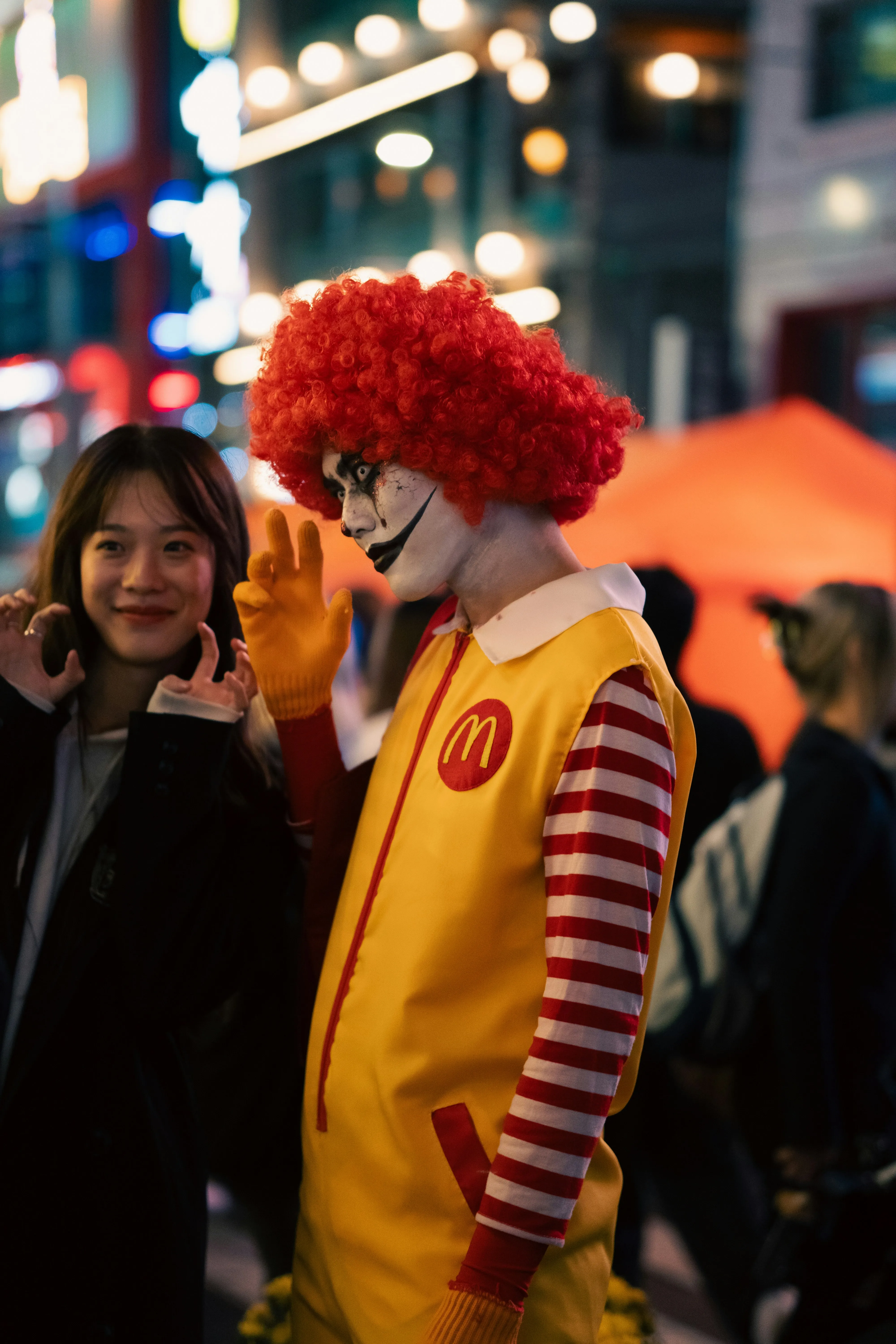 Ronald McDonald Inspired Halloween Costume at Festival