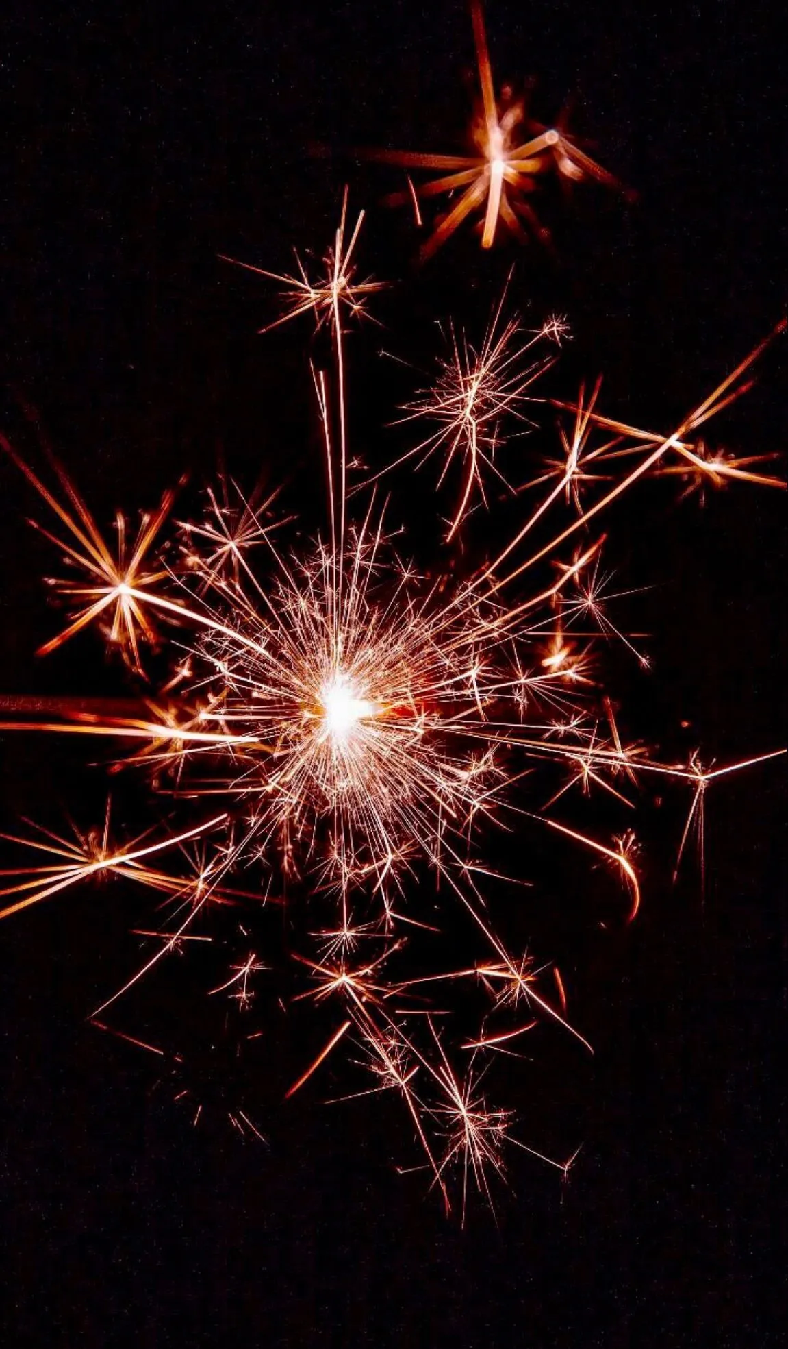Sparkling Fireworks Lighting up the Night Sky HD Wallpaper