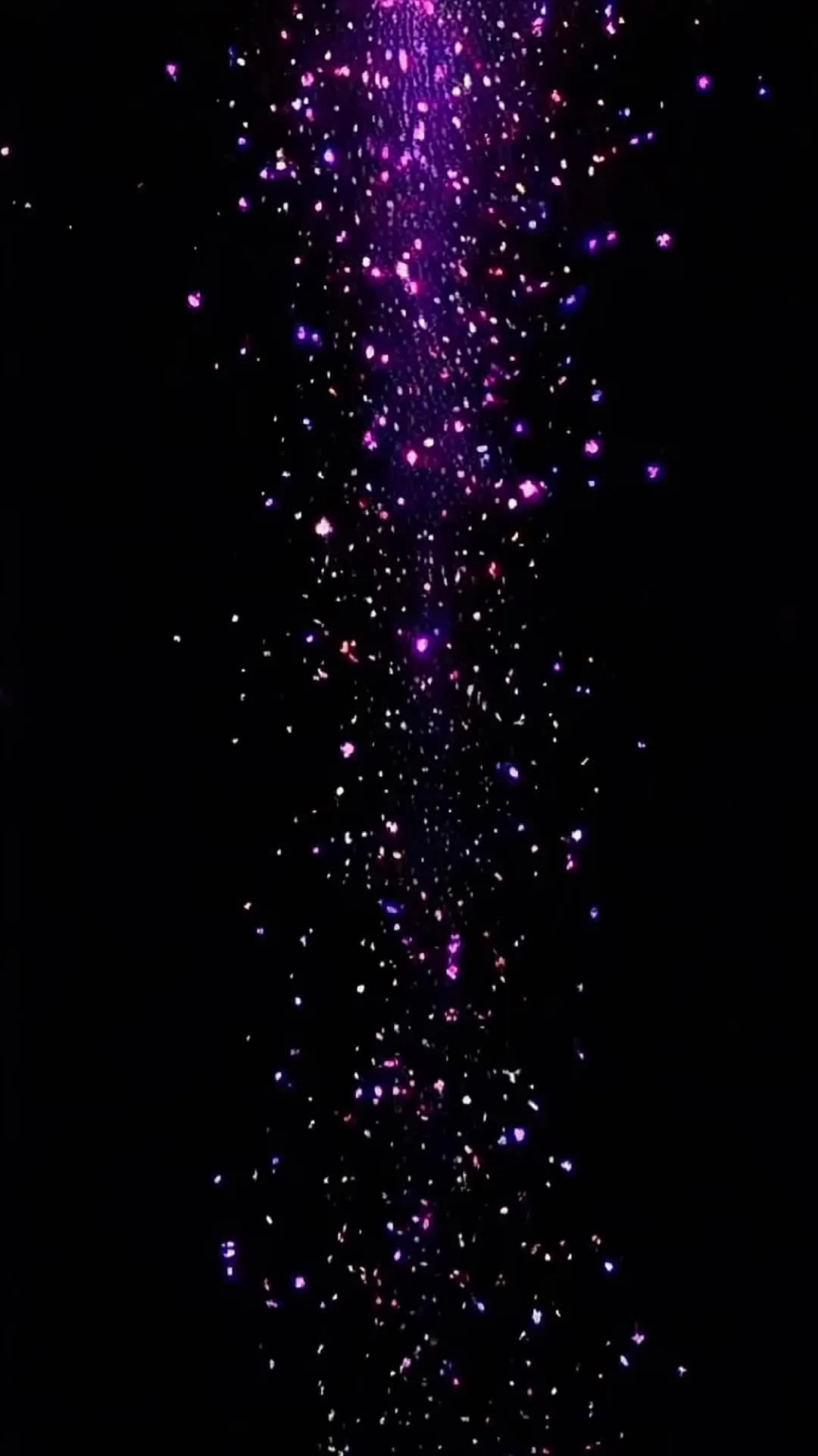 Vibrant Purple Fireworks Bursting into a Glittering Trail