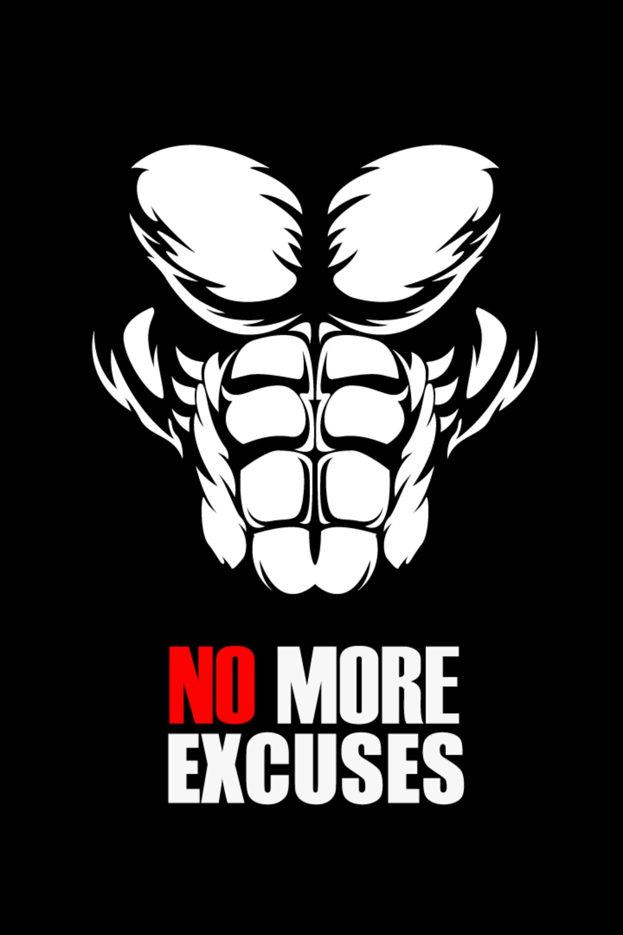 Fitness Illusion With No More Excuses and Strong Abs Design