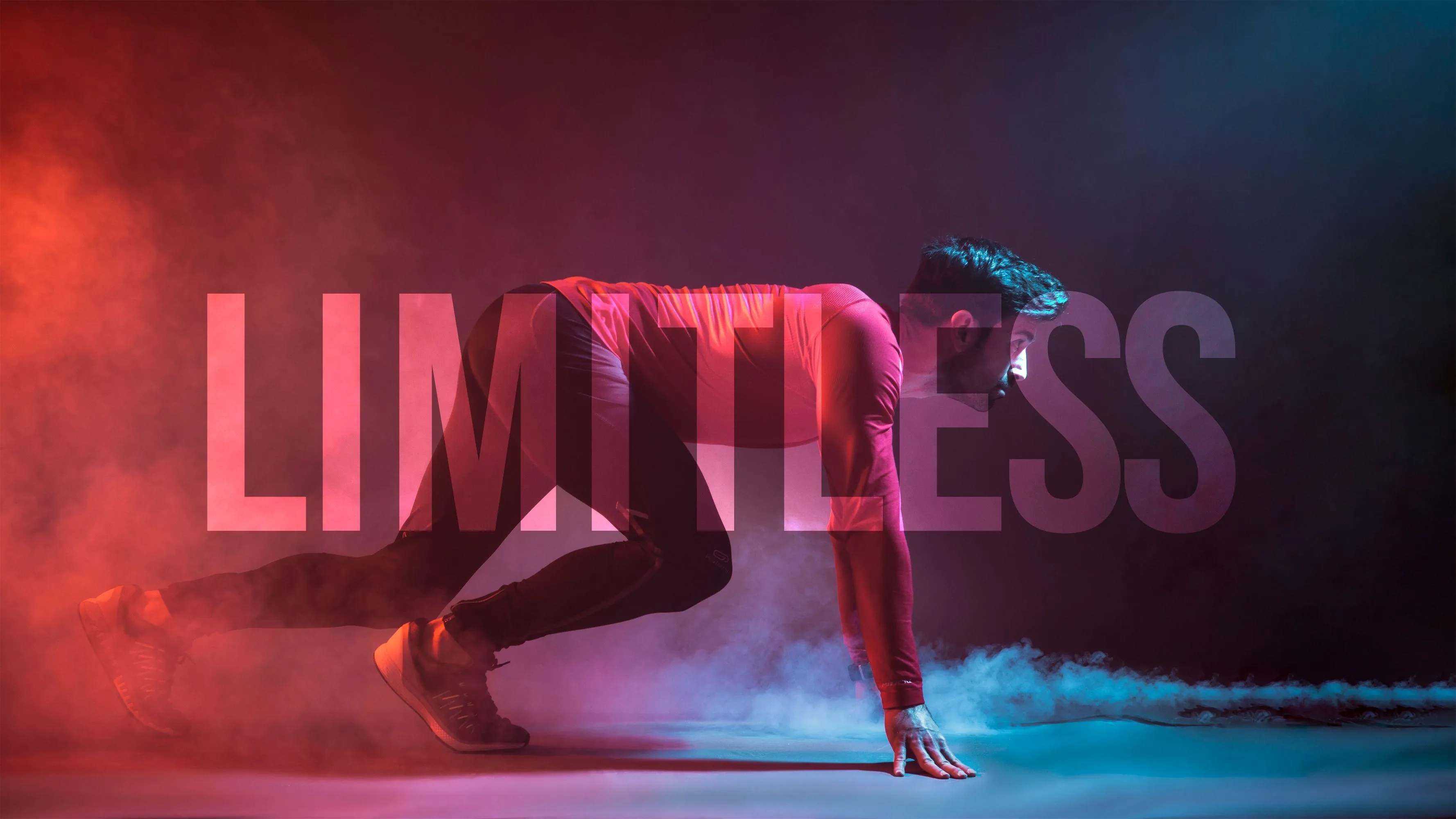 Limitless Concept With a Person Ready For a Fitness Workout