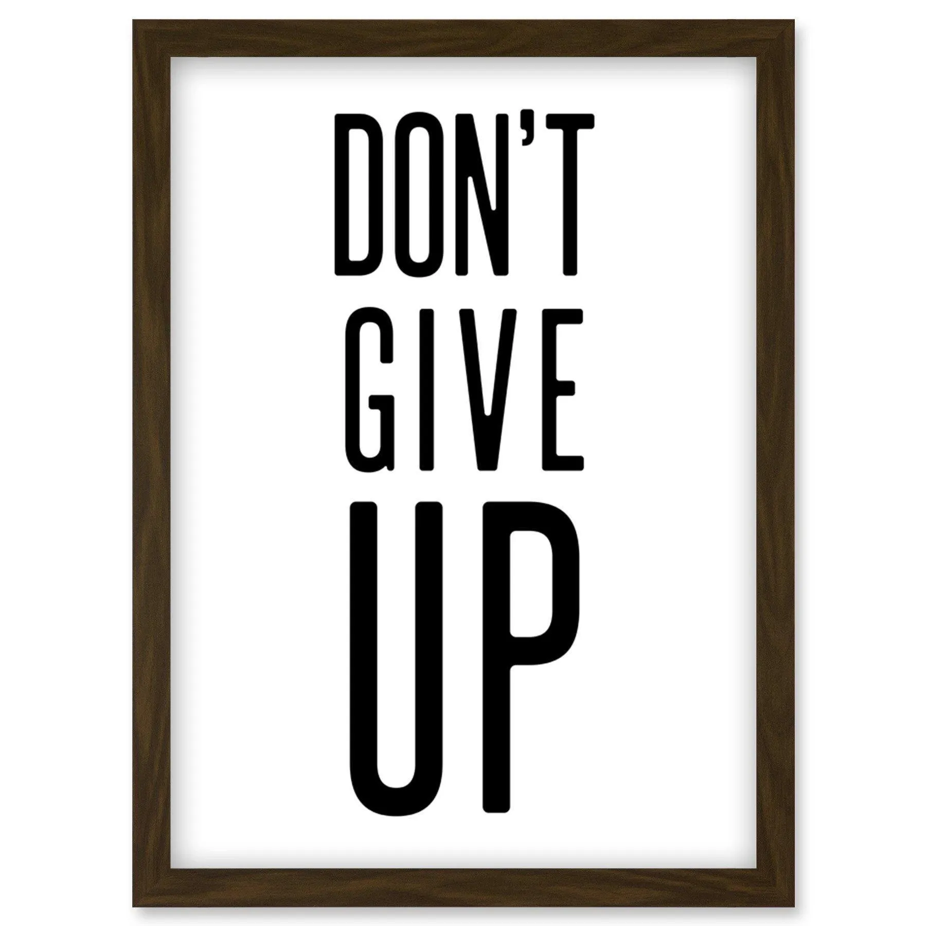 Motivational Poster With Bold Text Saying Dont Give Up