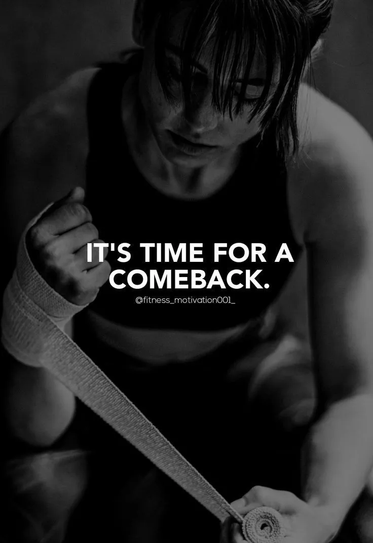 Comeback for a Motivational Fitness Quote Picture
