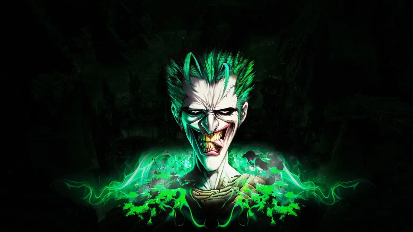 Download Now Black Backrgound Joker HD Wallpaper Free