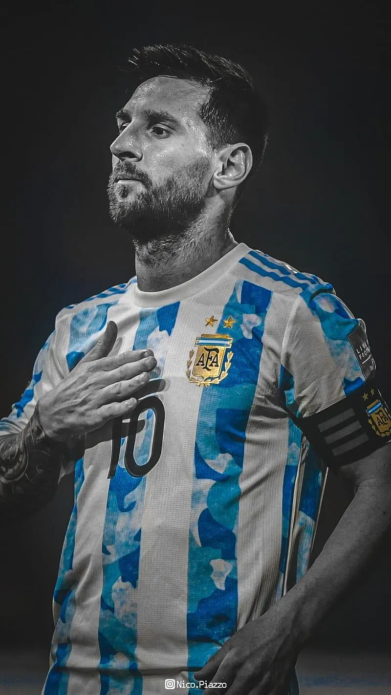 Argentina Captain Keeping His Hand on His Chest HD Wallpaper