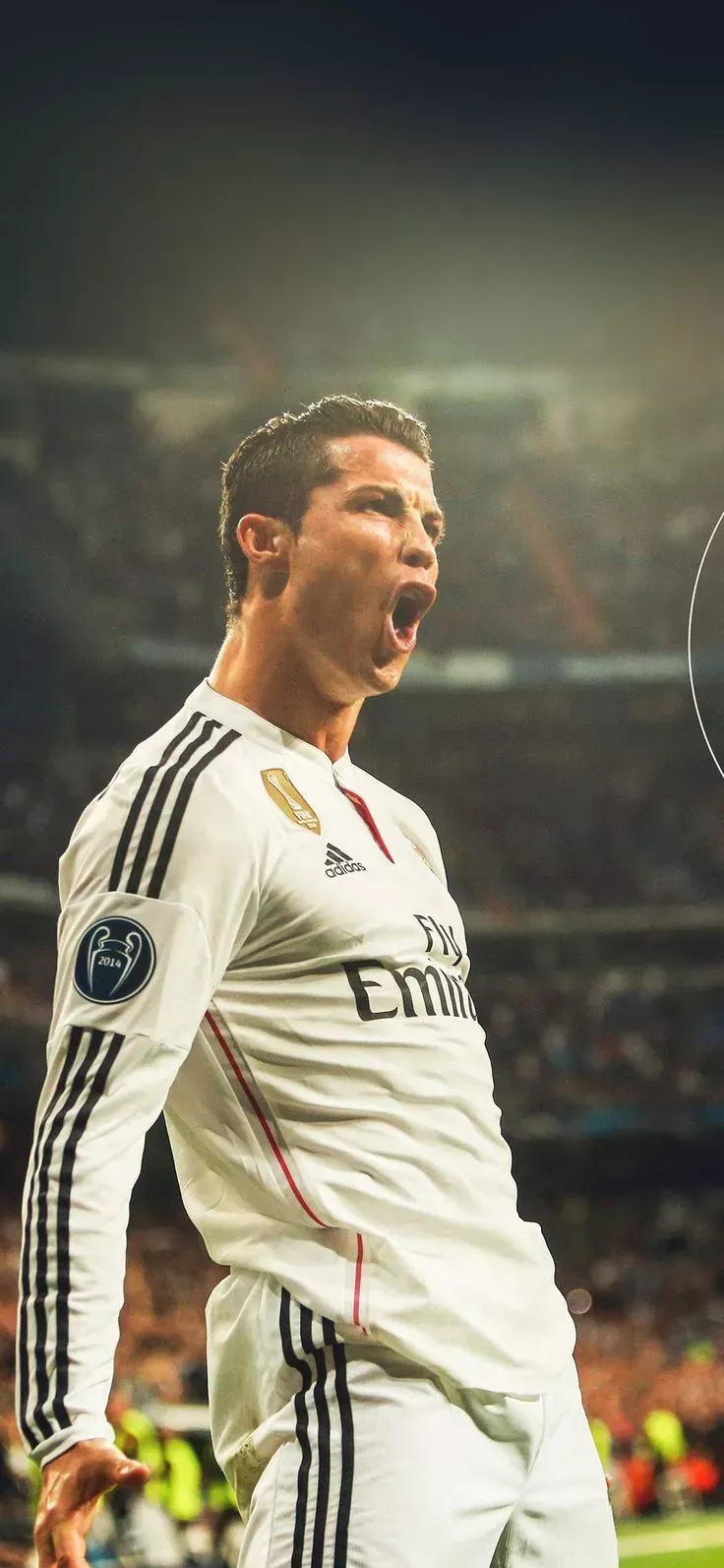 Cristiano Ronaldo Wallpapers Under Stadium Lights
