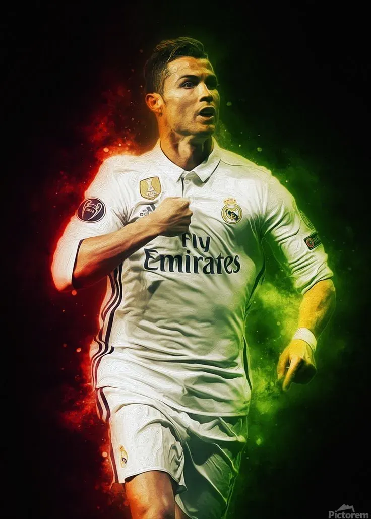 Cristiano Ronaldo Wallpapers with Fire & Lightning Effects