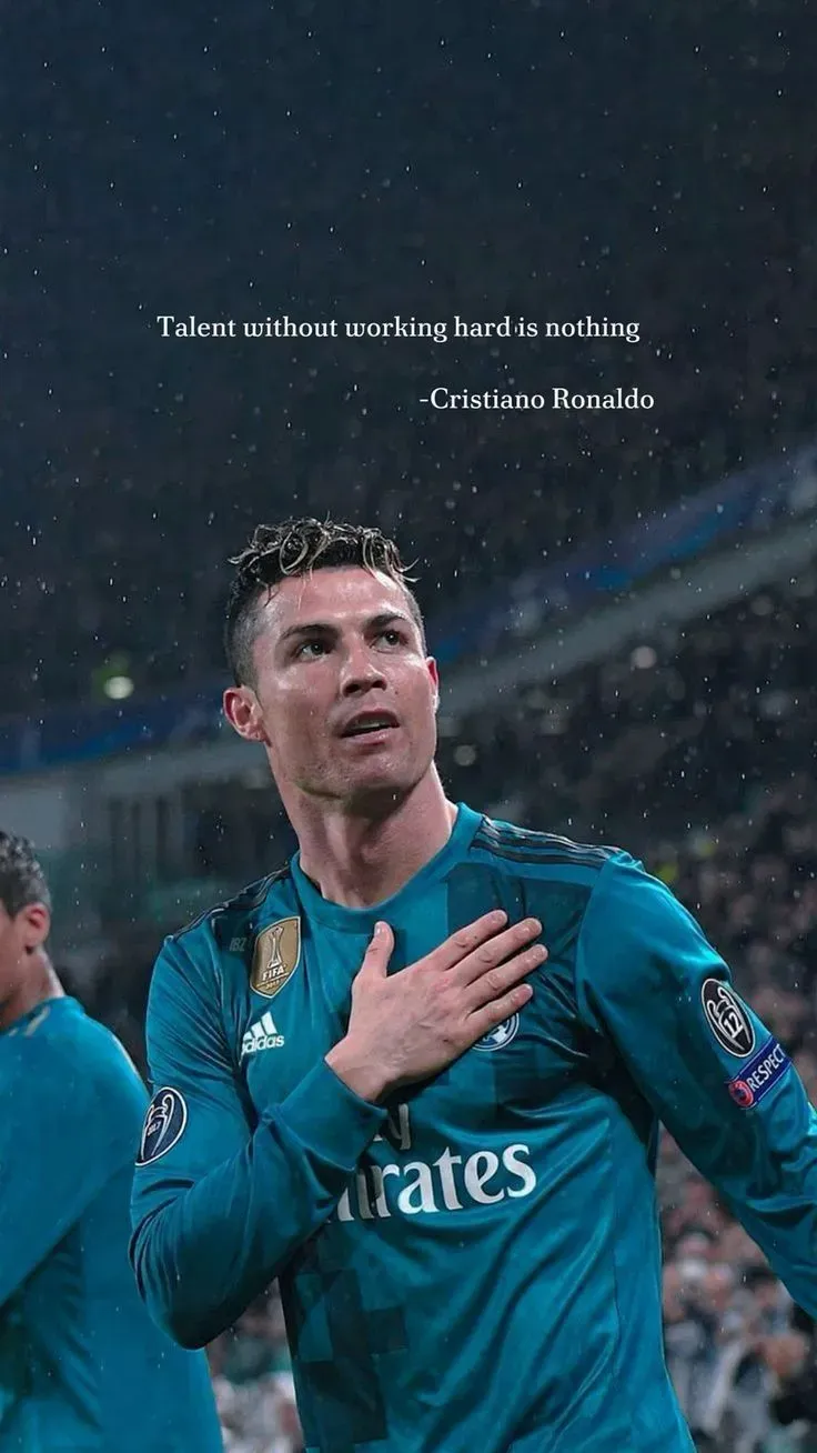 Cristiano Ronaldo Wallpapers with Inspirational Text